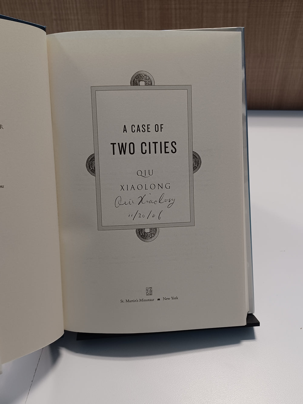 A Case of Two Cities: An Inspector Chen Novel by Xiaolong, Qiu