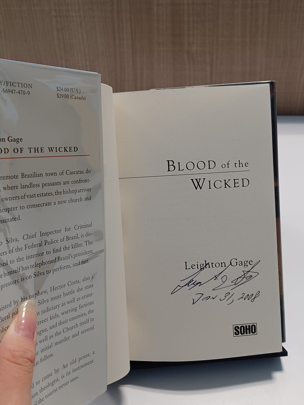 Blood of the Wicked
 by Leighton Gage