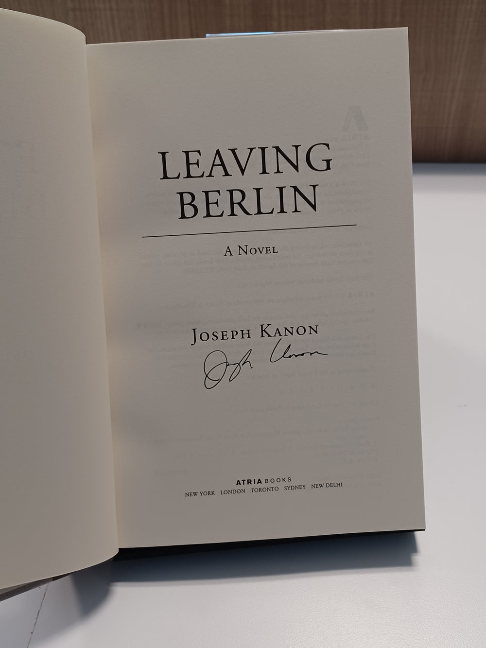Leaving Berlin
 by Joseph Kanon