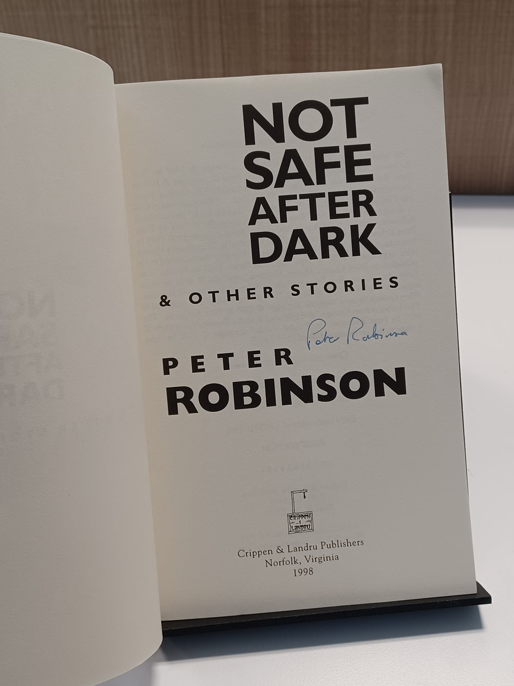 Not Safe After Dark
 by Peter Robinson