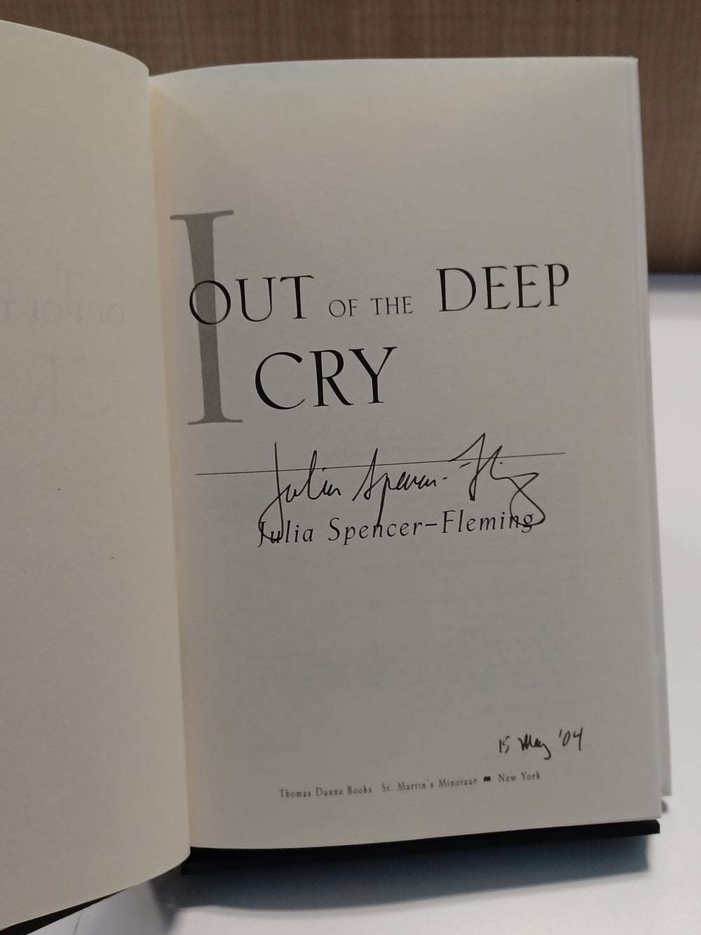 Out of the Deep I Cry
 by Julia Spencer-Fleming
