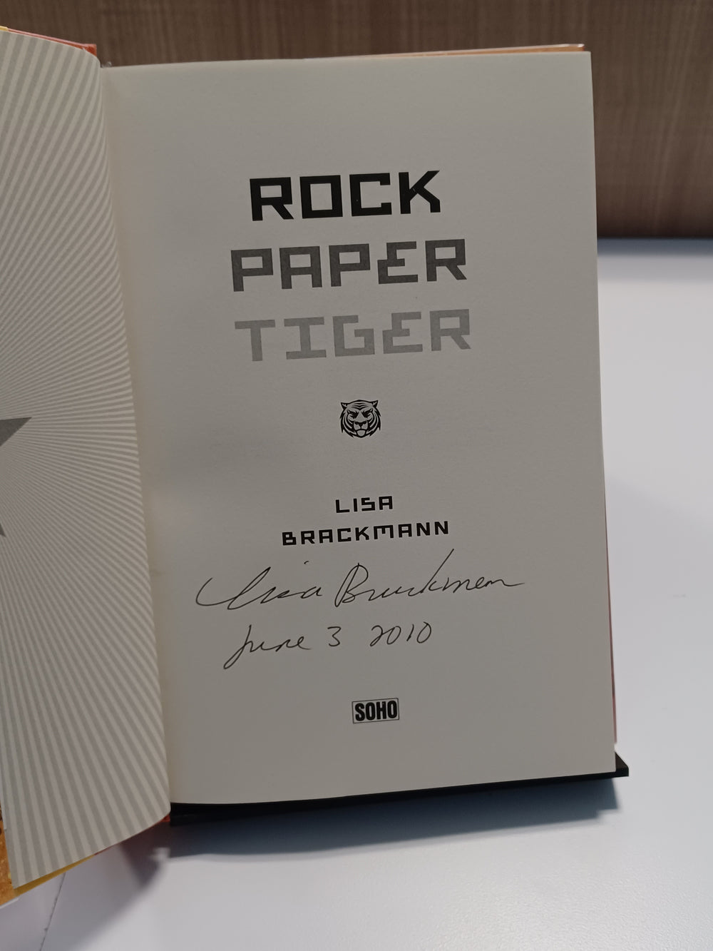 Rock Paper Tiger
 by Lisa Brackmann