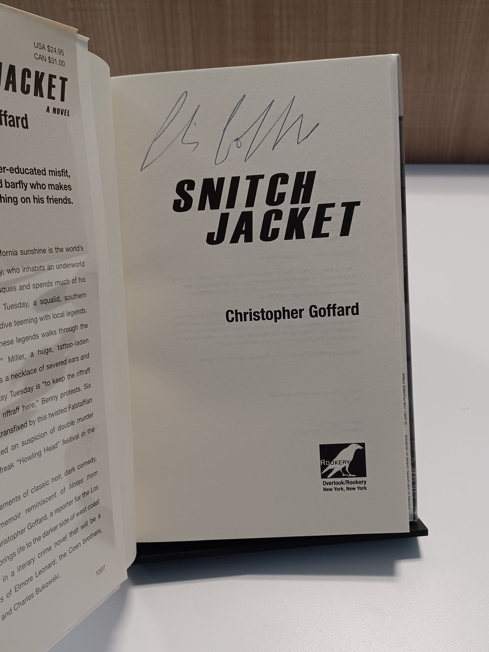 Snitch Jacket
 by Christopher Goffard