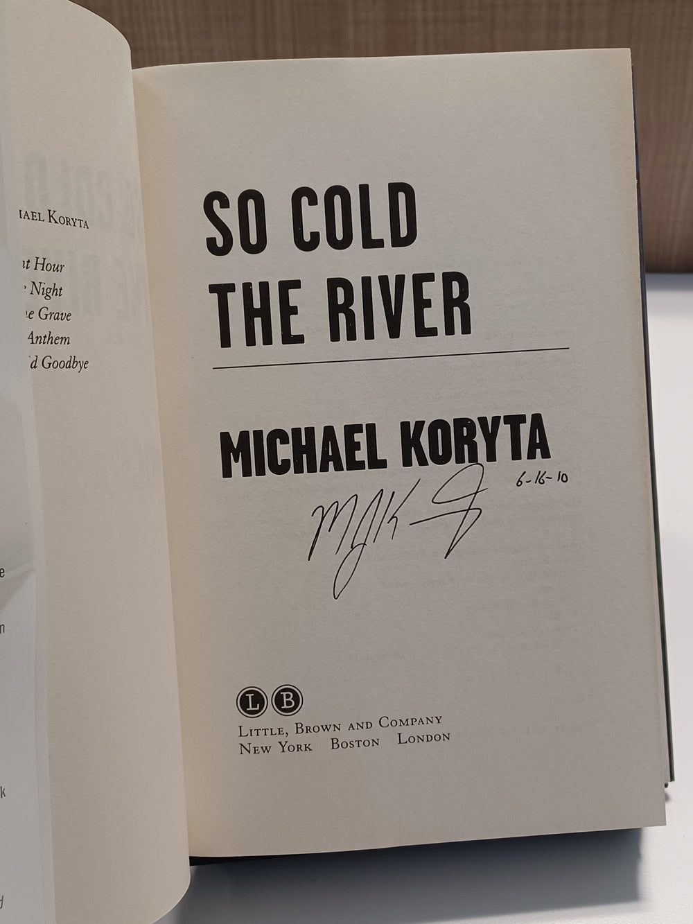So Cold the River
 by Michael Koryta