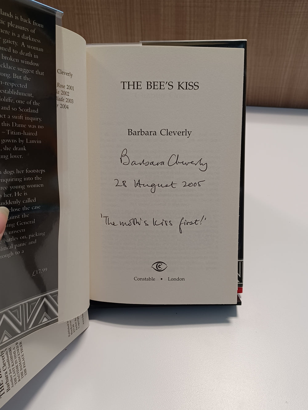The Bee's Kiss
 by Barbara Cleverly