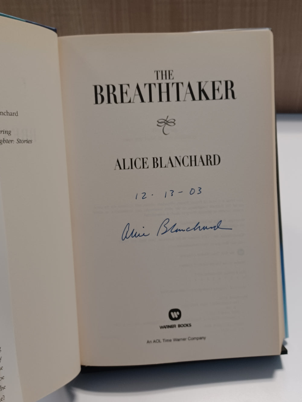 The Breathtaker
 by Alice Blanchard