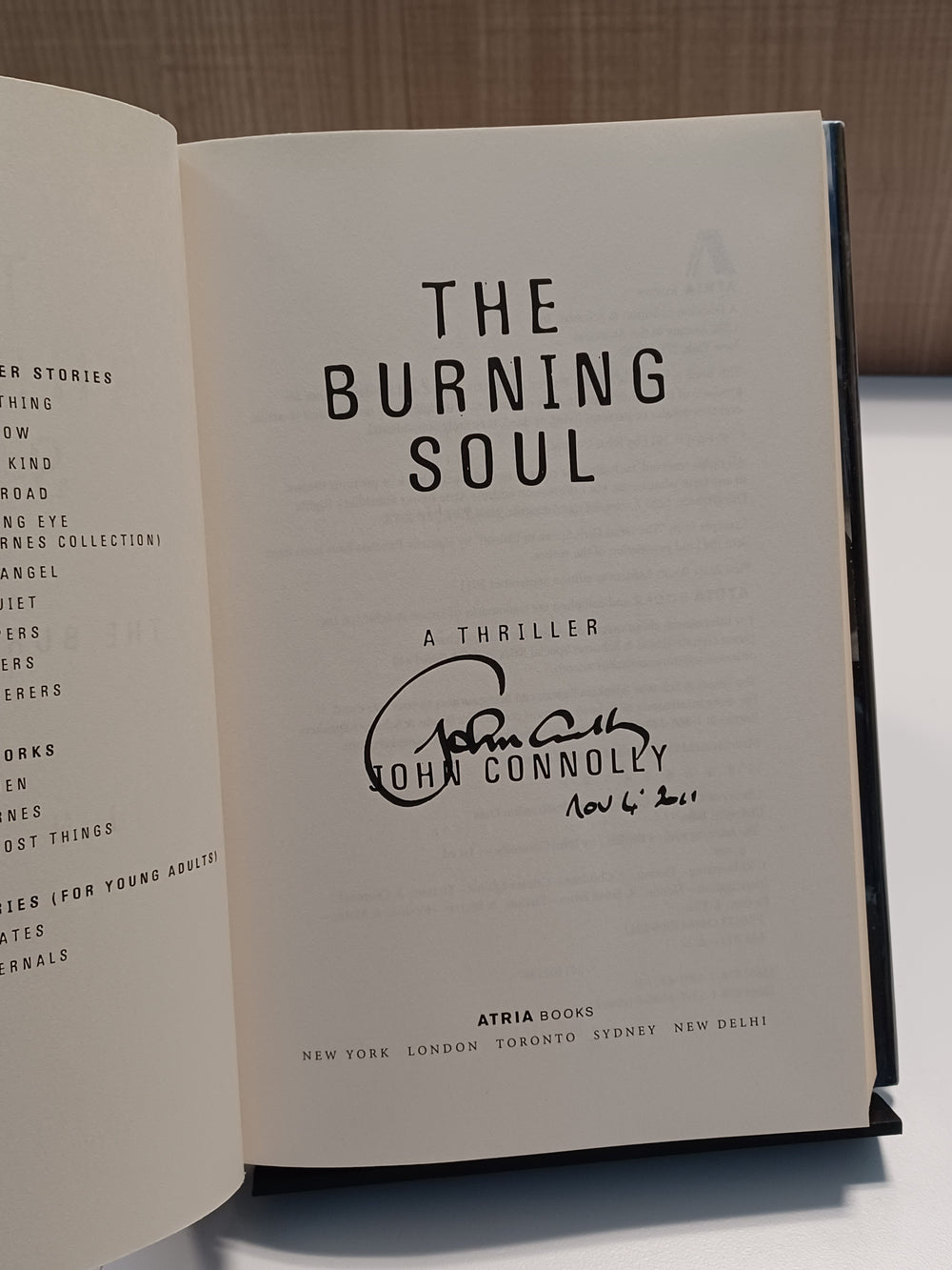 The Burning Soul
 by John Connolly