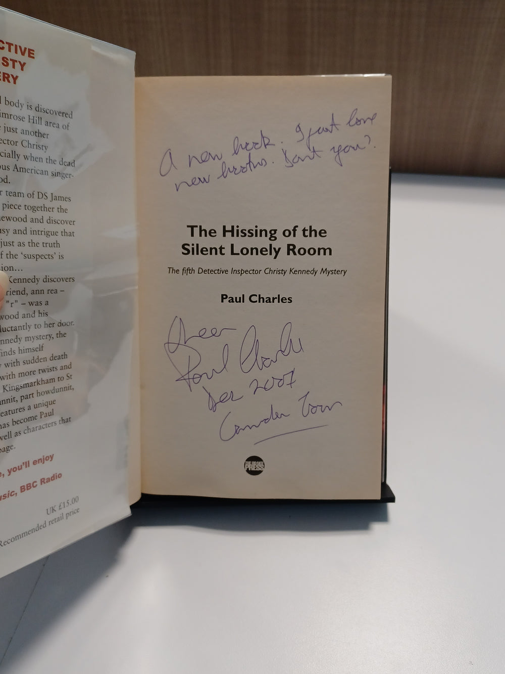 The Hissing of the Silent Lonely Room
 by Paul Charles