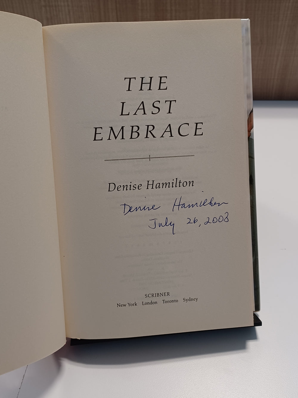 The Last Embrace
 by Denise Hamilton