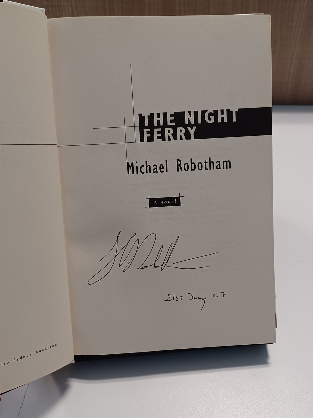 The Night Ferry
 by Michael Robotham