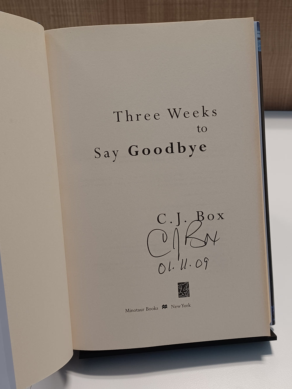 Three Weeks to Say Goodbye
 by C.J. Box