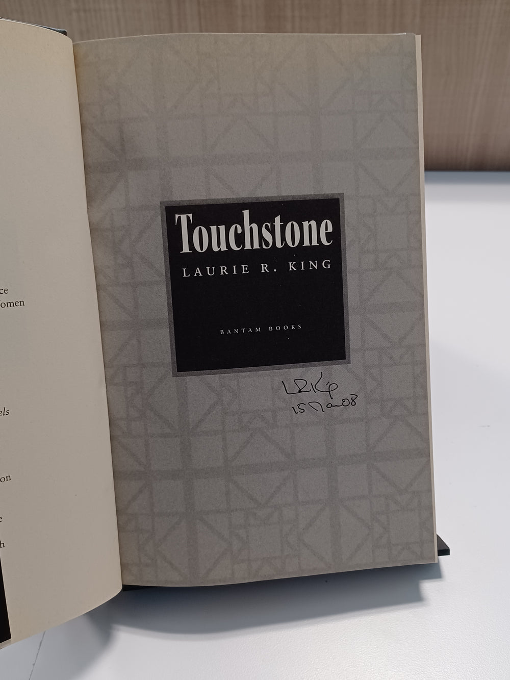 Touchstone
 by Laurie R. King