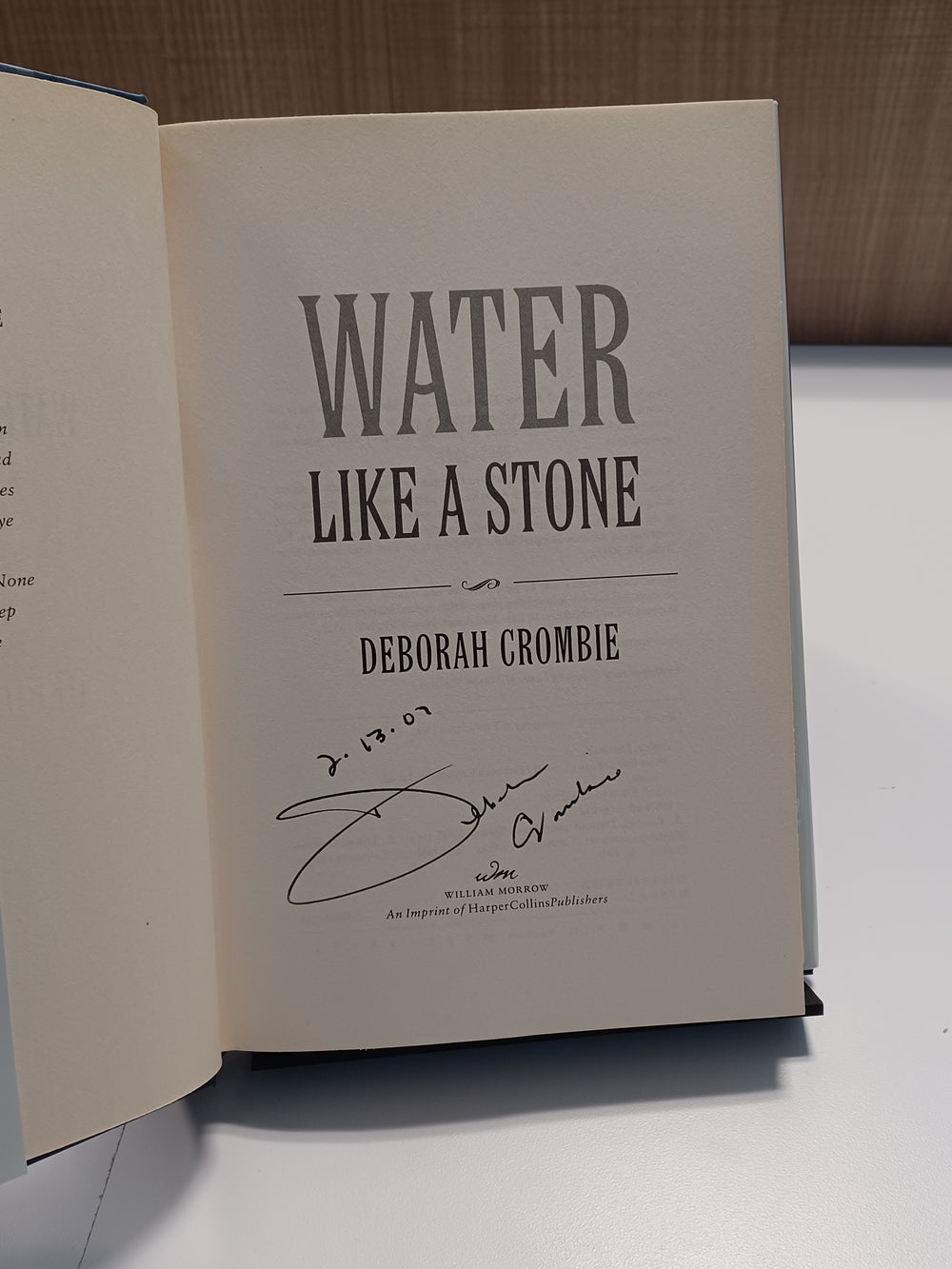 Water Like a Stone
 by Deborah Crombie