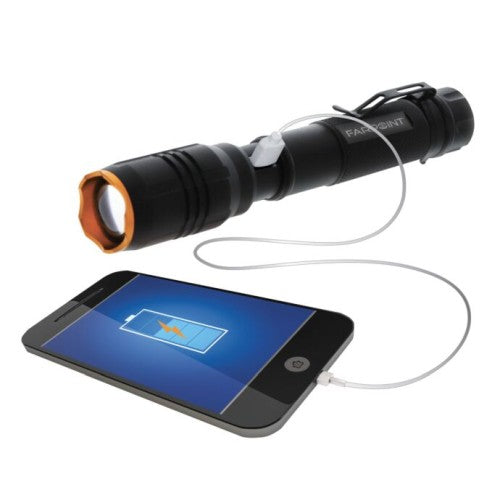 2000 Lumen 7" USB Rechargeable Flashlight