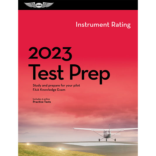 ASA INSTRUMENT RATING TEST PREP 2023
