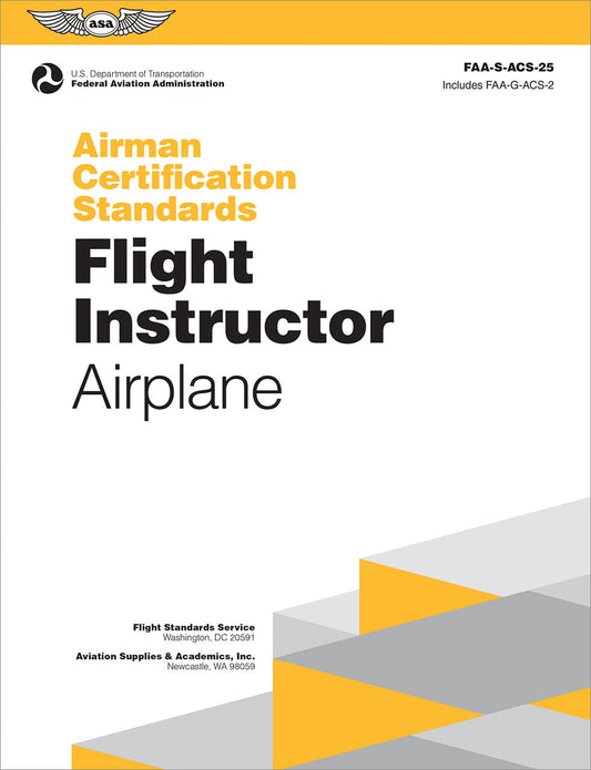 ASA Practical Test Standards: CFI - Single-Engine