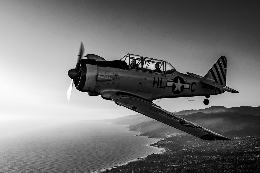 Jerry Cowart Framed Photograph - Vintage Military Aircraft