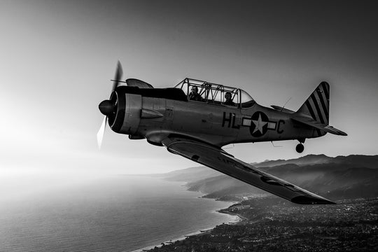Jerry Cowart Framed Photograph - Vintage Military Aircraft