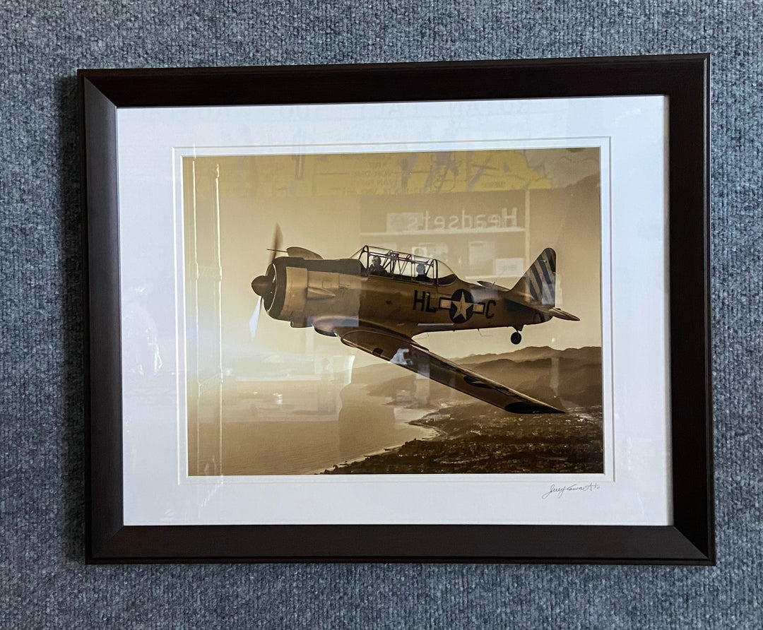 Jerry Cowart Framed Photograph - Vintage Military Aircraft