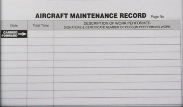 Single Engine Logbook Kit