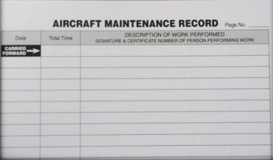 Single Engine Logbook Kit