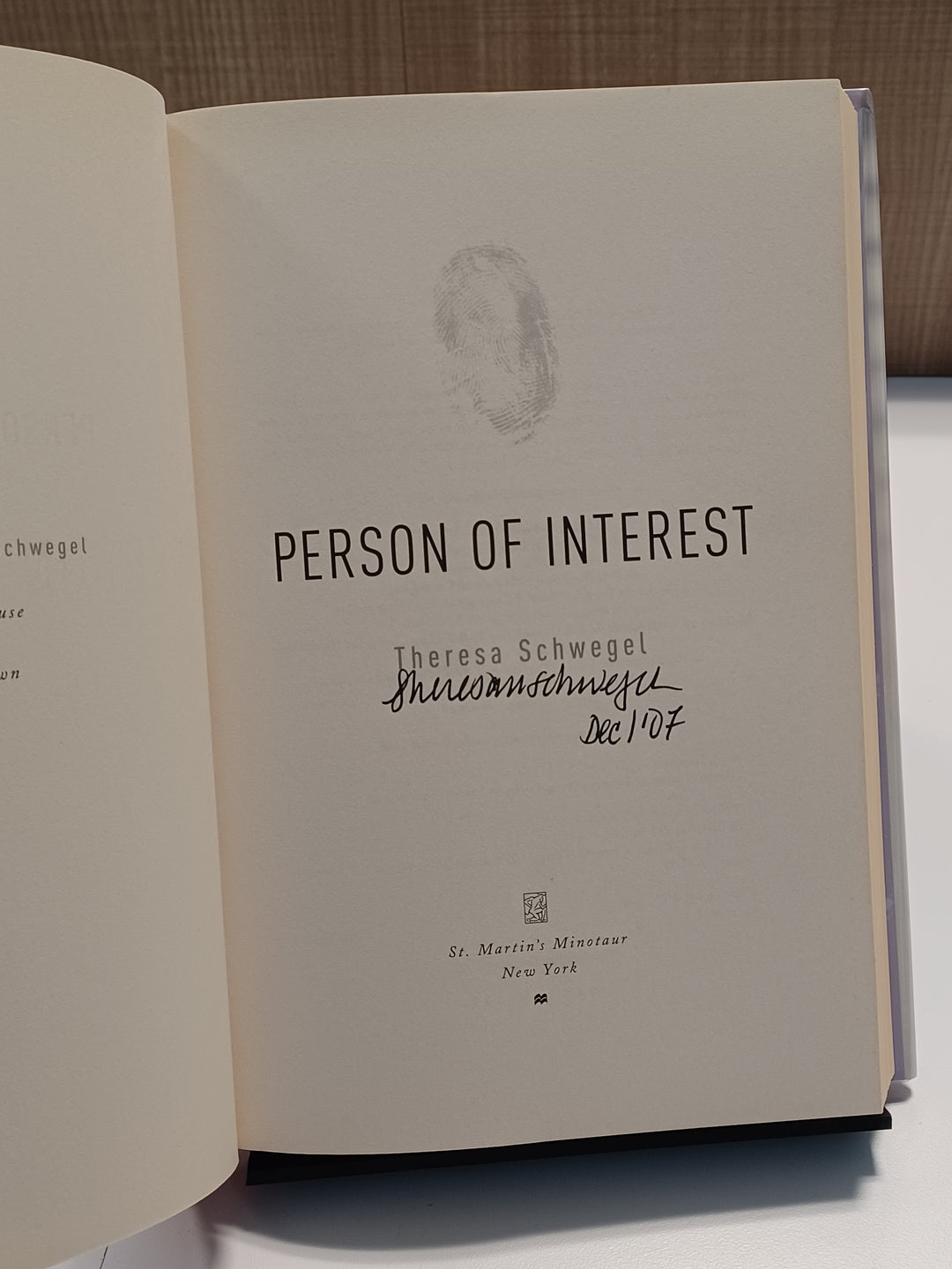 Person of Interest
 by Theresa Schwegel