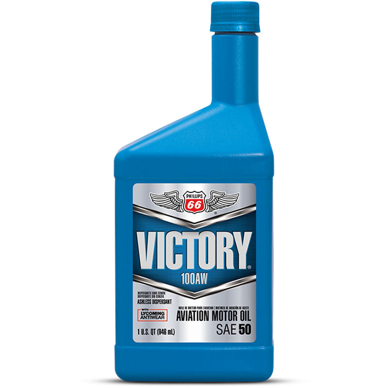 PHILLIPS 66 VICTORY AVIATION OIL 100AW QT