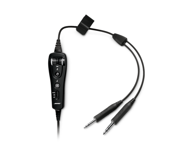Bose A20® ANR Aviation Headset - 6 Pin Lemo Plug - Coiled Cord with Bluetooth