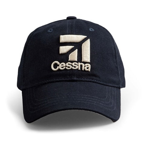 Red Canoe Cessna Logo Cap - Navy