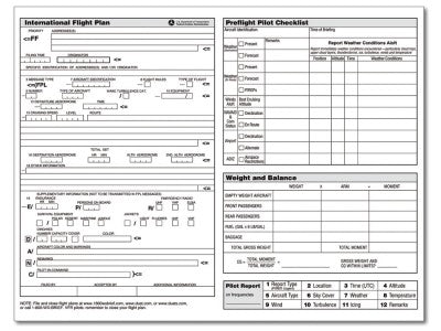 ASA Flight Planner Pad