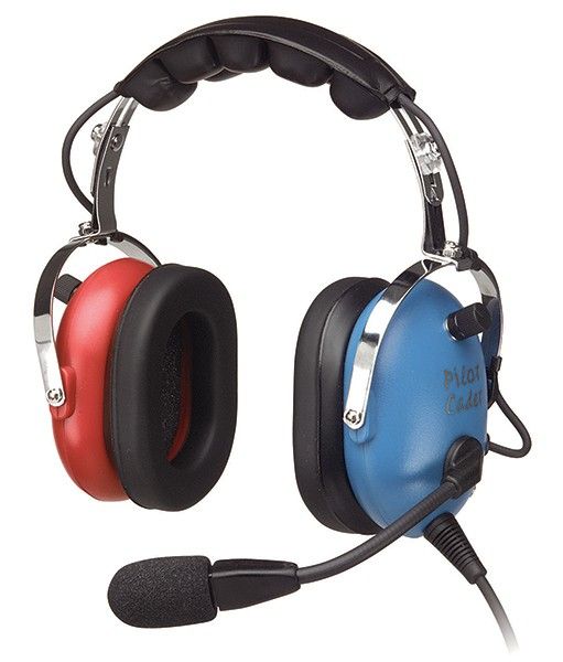 Pilot USA PA-1151Acb Child Passive Headset - Blue / Red