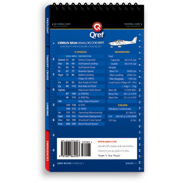 CIRRUS SR22 G1-G2 QREF BOOK
