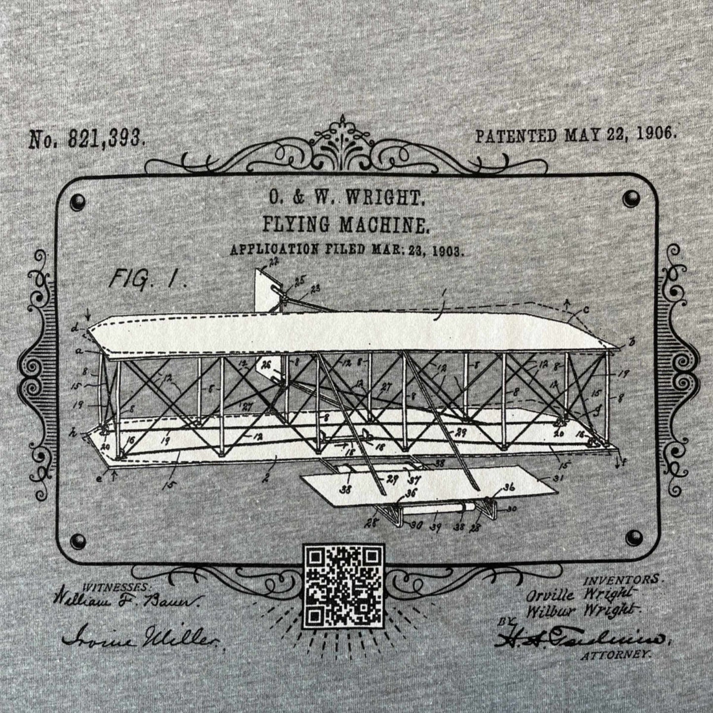 Flightpunk Wright Bros. V-Shirt design