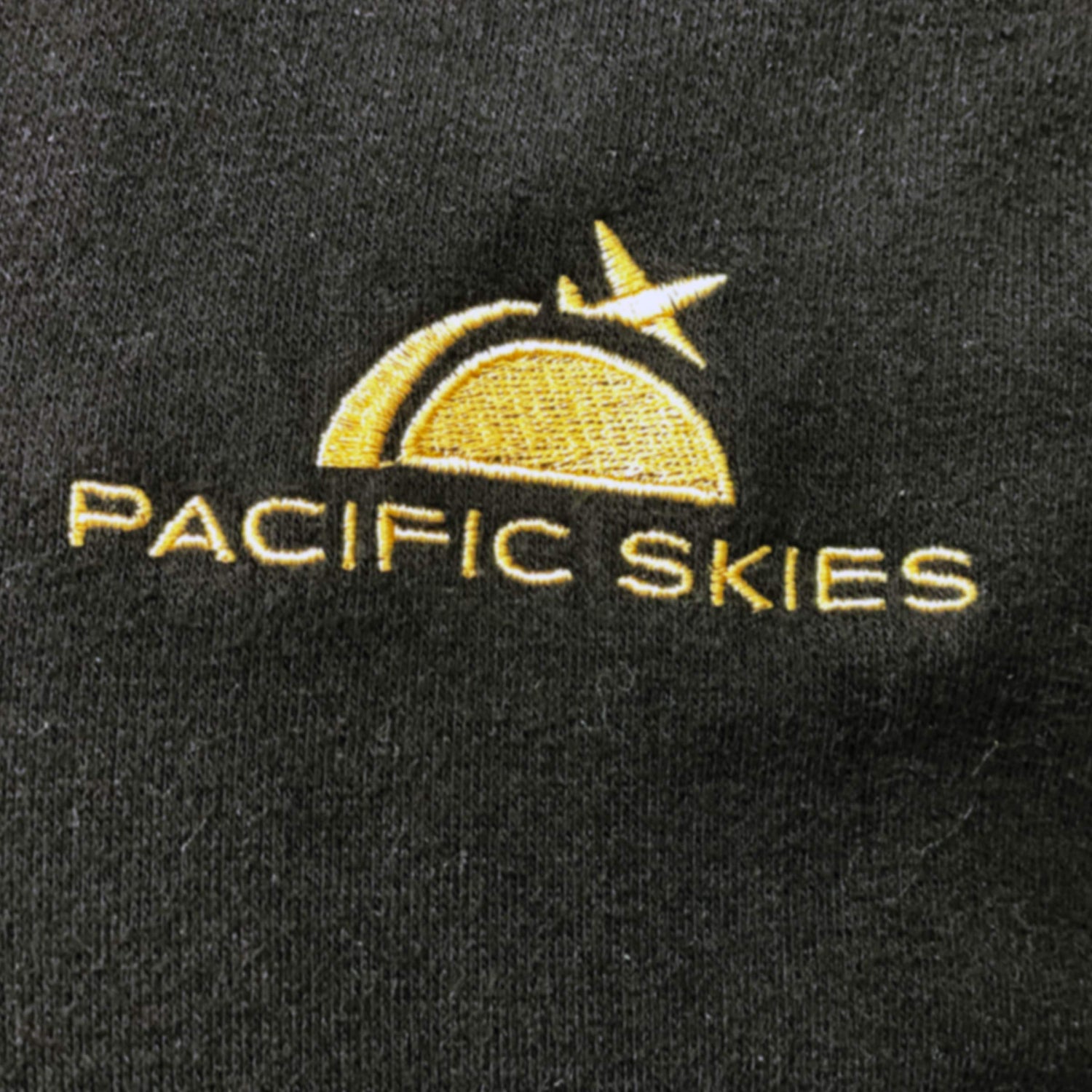 Pacific Skies gold stitiching