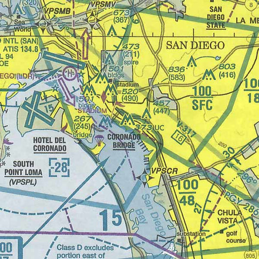 San Diego Terminal Area Chart