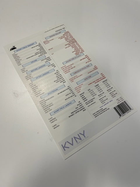 Checklist - KVNY Cessna 152S